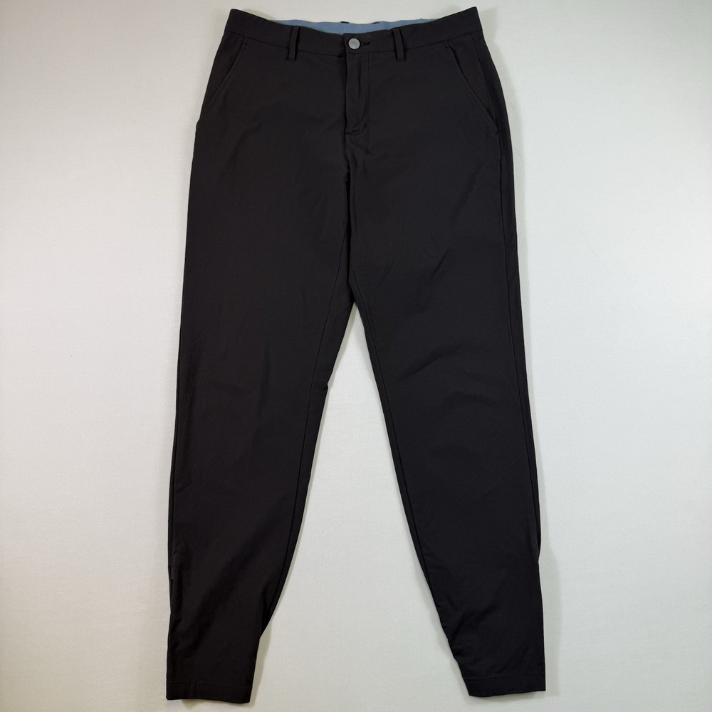 Macade Golf Pants Mens 32x30 Black Slim Fit Jogger Zip Ankle Performance Stretch